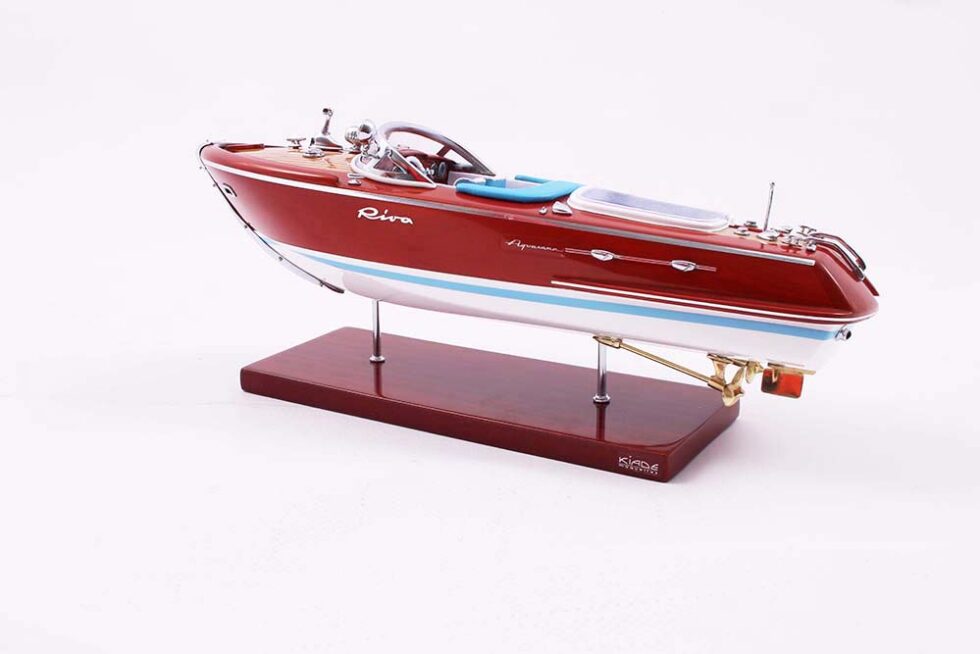 Maquette de luxe Riva Florida 67 cm bois 1:12 - Modellino di barca